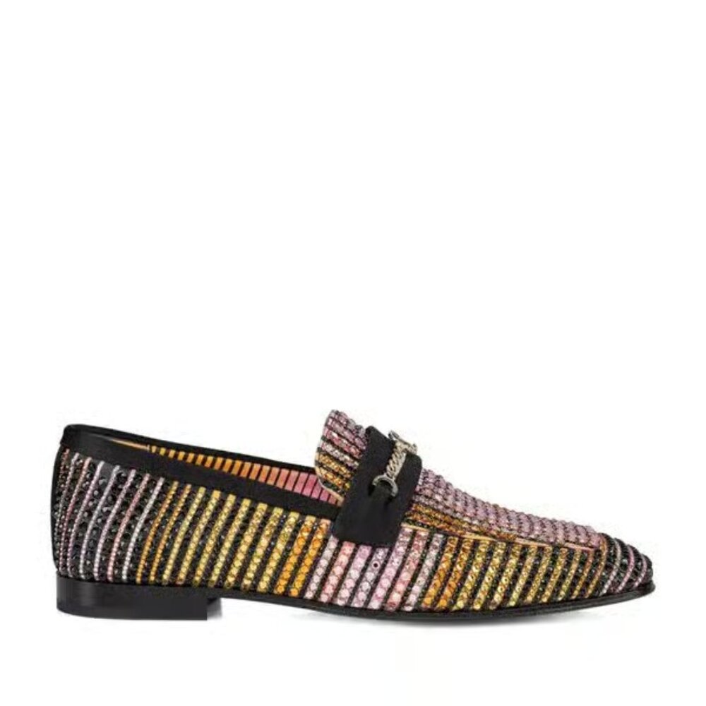 ISO!!! Christian Louboutin MEN MODEL Mj Moc Aftersun Embellished Loafers